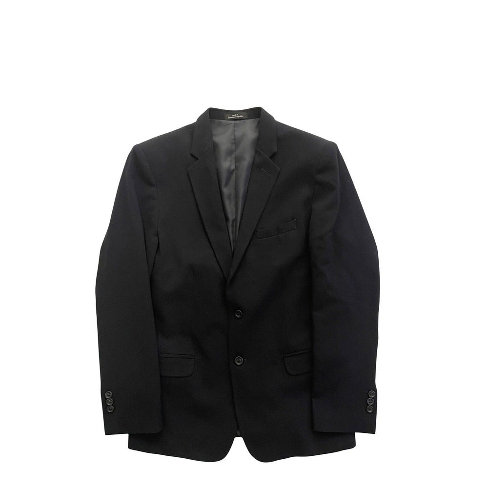 Calvin Klein Boys Black Blazer Jacket Size 18 Regular Formal Suit Coat